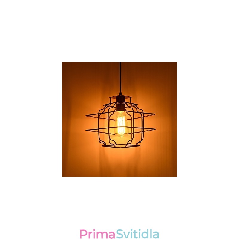 Retro designérské kovové závěsné světlo