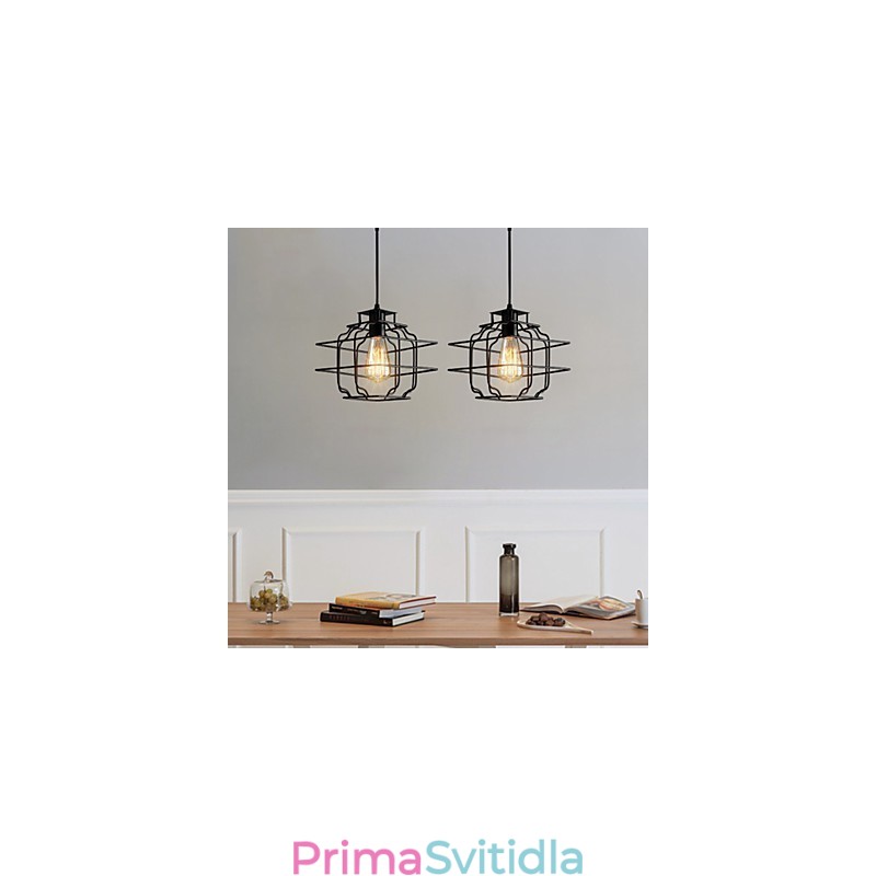Retro designérské kovové závěsné světlo