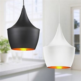 Závěsné svítidlo Retro Vintage Design Tom Dixon Black White Type Cafe závěsné lampy