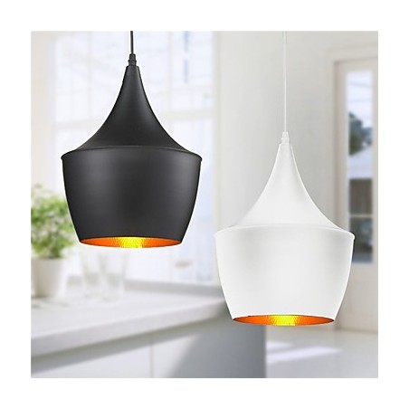 Závěsné svítidlo Retro Vintage Design Tom Dixon Black White Type Cafe závěsné lampy Závěsné svítidlo Retro Vintage Design Tom Dixon Black White Type Cafe závěsné lampy