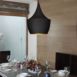 Závěsné svítidlo Retro Vintage Design Tom Dixon Black White Type Cafe závěsné lampy