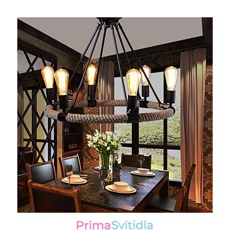 Lustrové závěsné světlo Mini styl Rustic Lodge Metal Lustrové závěsné světlo Mini styl Rustic Lodge Metal