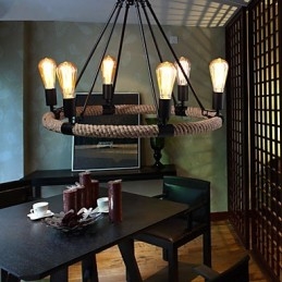 Lustrové závěsné světlo Mini styl Rustic Lodge Metal