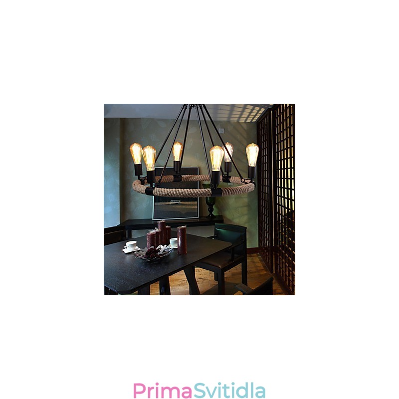 Lustrové závěsné světlo Mini styl Rustic Lodge Metal