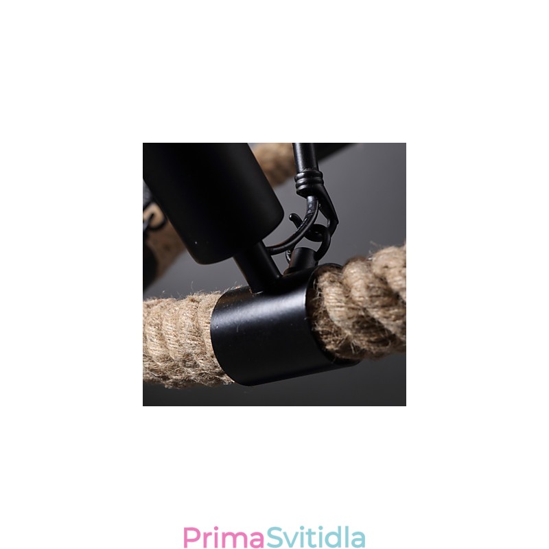 Lustrové závěsné světlo Mini styl Rustic Lodge Metal