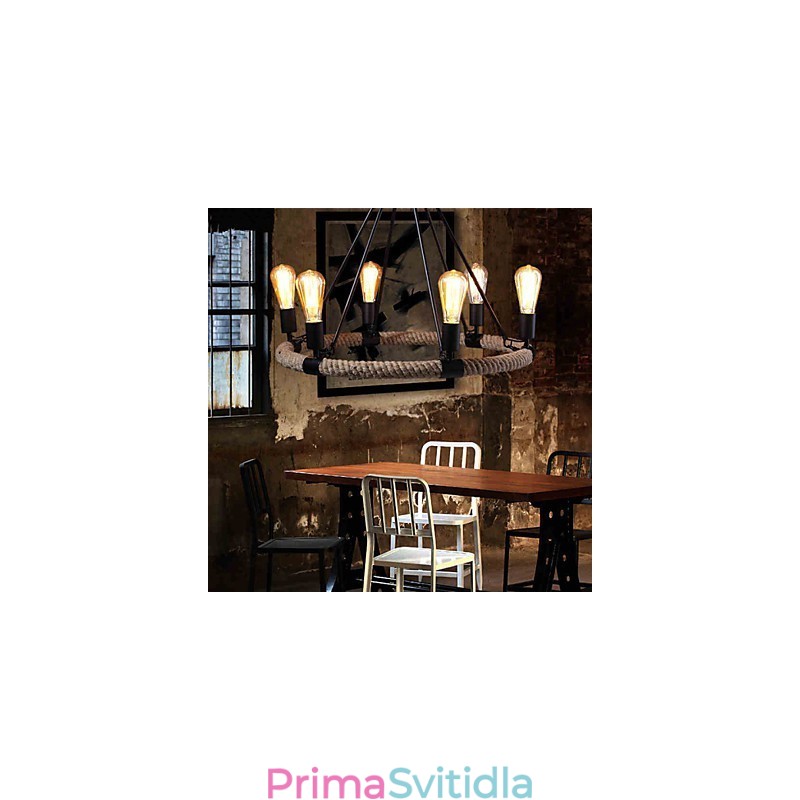 Lustrové závěsné světlo Mini styl Rustic Lodge Metal
