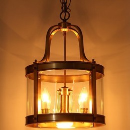 Závěsná svítidla Crystal Mini Style Traditional Classic Metal