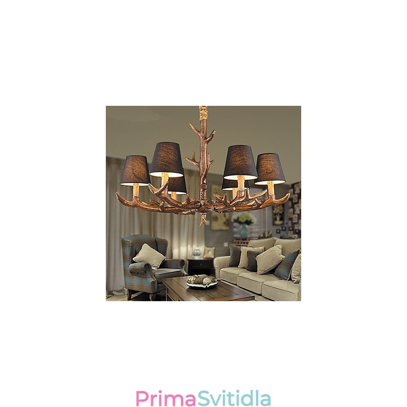 Lustrový přívěsek Light Vintage Resin