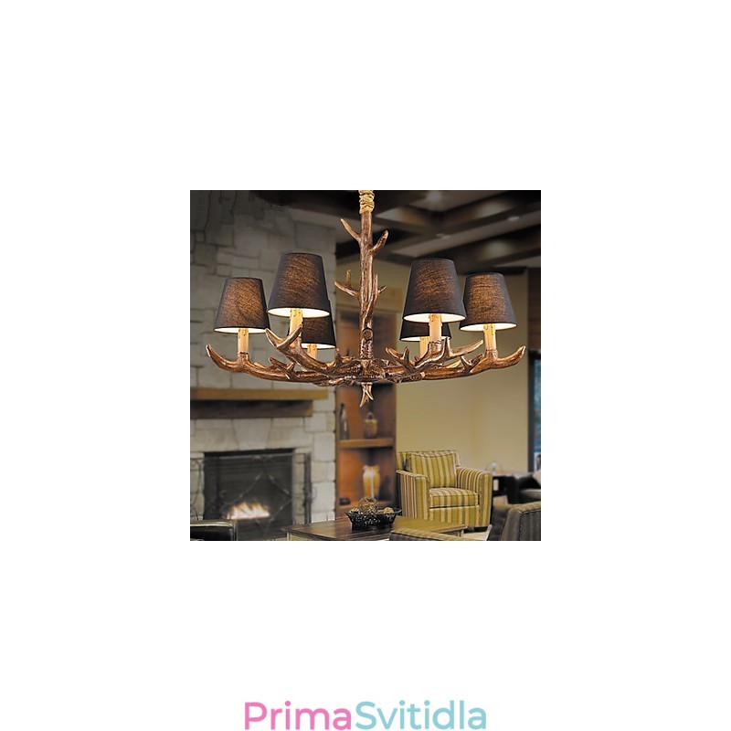 Lustrový přívěsek Light Vintage Resin