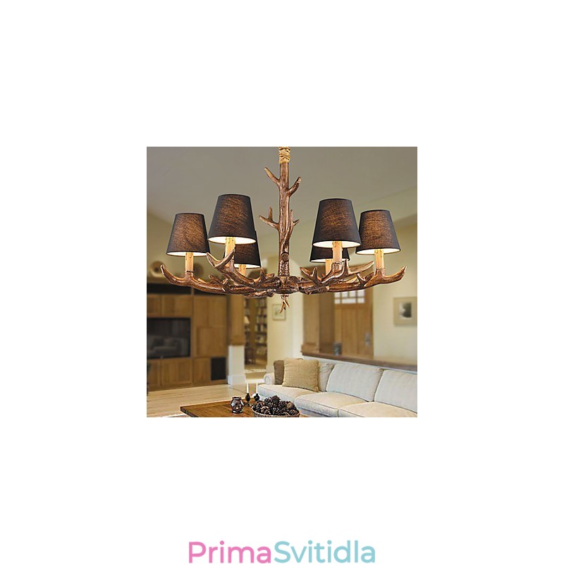 Lustrový přívěsek Light Vintage Resin