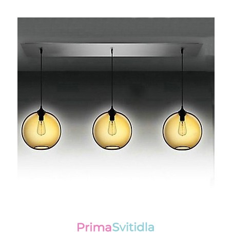 3 lehké moderní skleněné závěsné svítidlo v průhledném hnědém bublinkovém designu 3 lehké moderní skleněné závěsné svítidlo v průhledném hnědém bublinkovém designu
