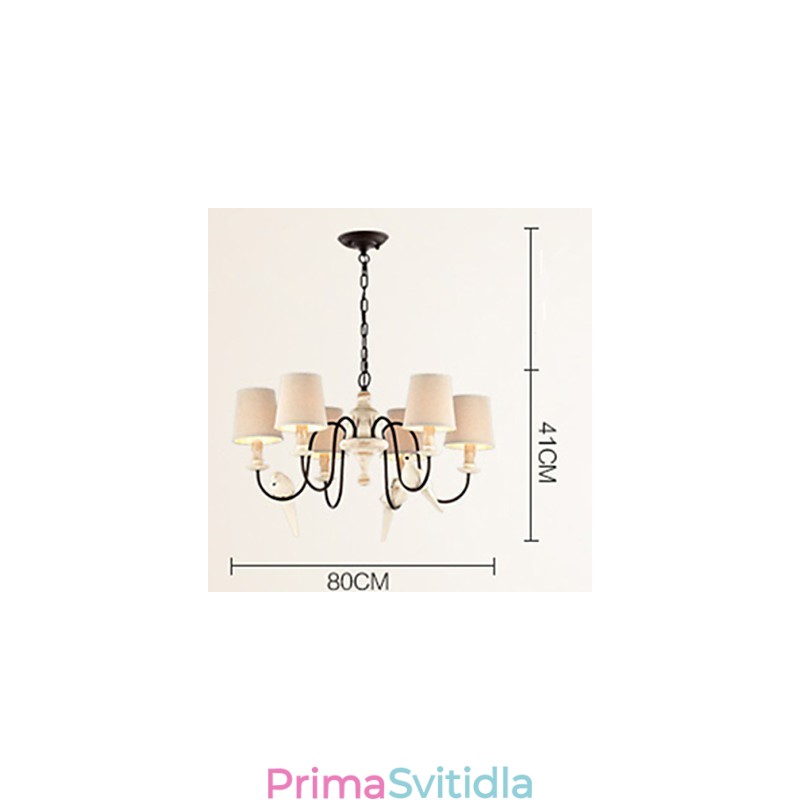 Lustrový přívěsek Light Vintage Resin