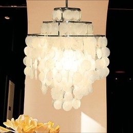 LAMP Minimalistický mušlový lustr Den Chandelier