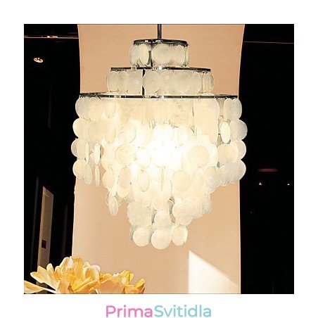 LAMP Minimalistický mušlový lustr Den Chandelier LAMP Minimalistický mušlový lustr Den Chandelier