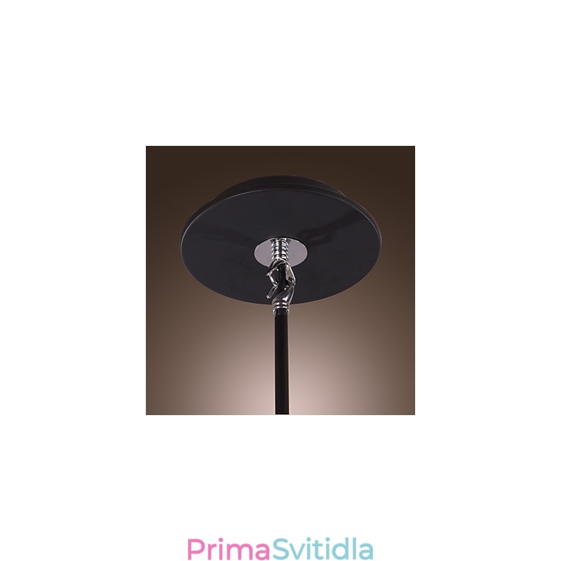 Avantgardní železný lustr s 12 světly