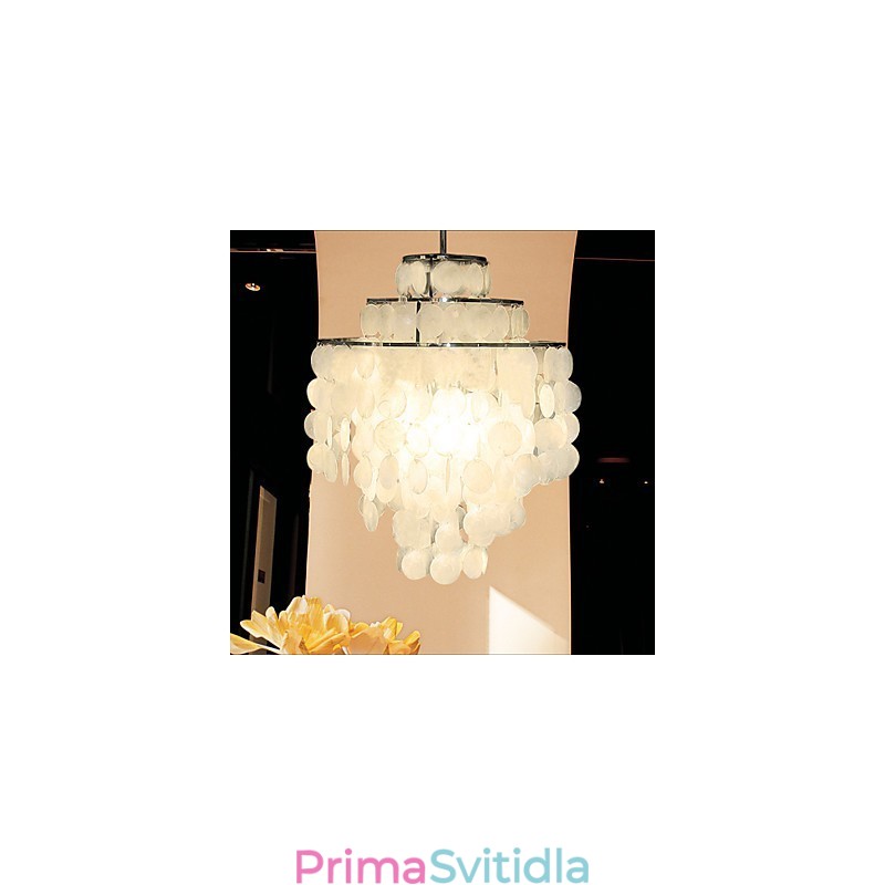 LAMP Minimalistický mušlový lustr Den Chandelier