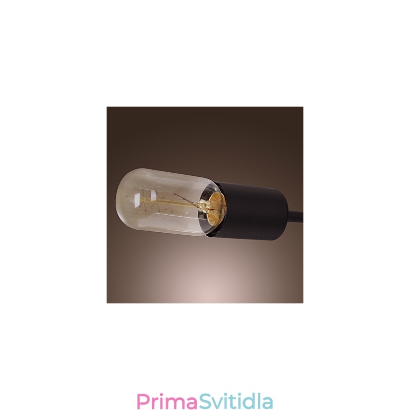 Avantgardní železný lustr s 12 světly