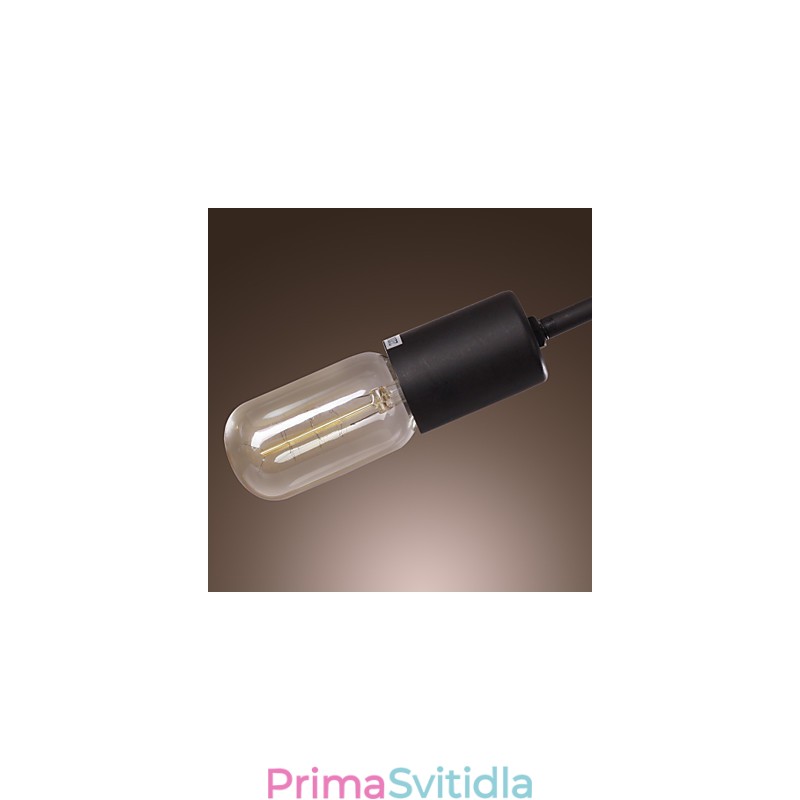 Avantgardní železný lustr s 12 světly