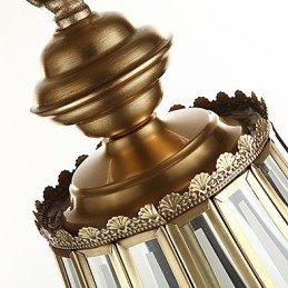 Závěsná svítidla Crystal Mini Style Traditional Classic Metal