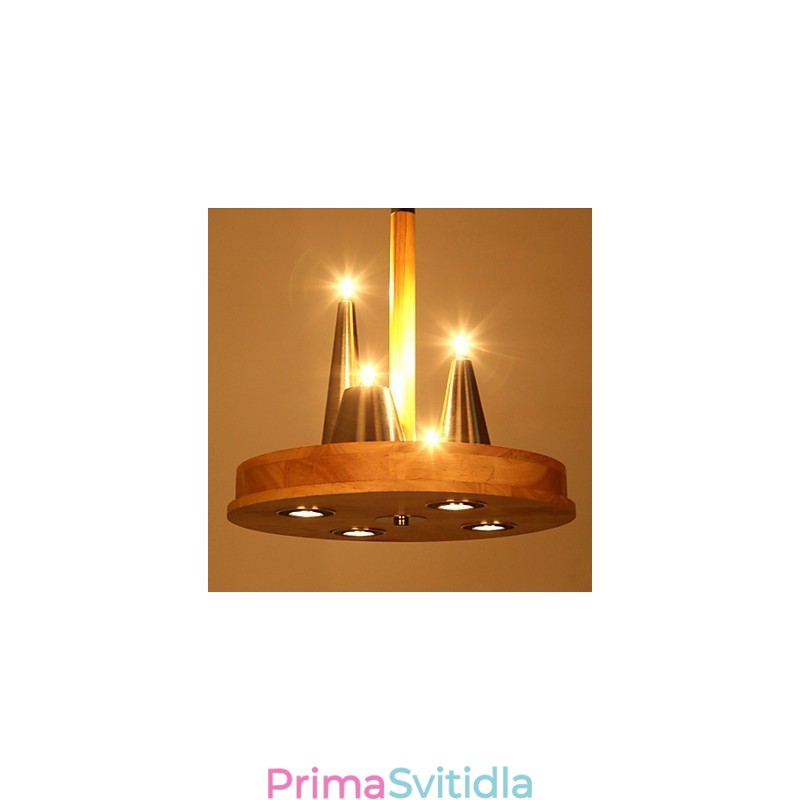 Americký teplý stylový přívěsek z masivního dřeva