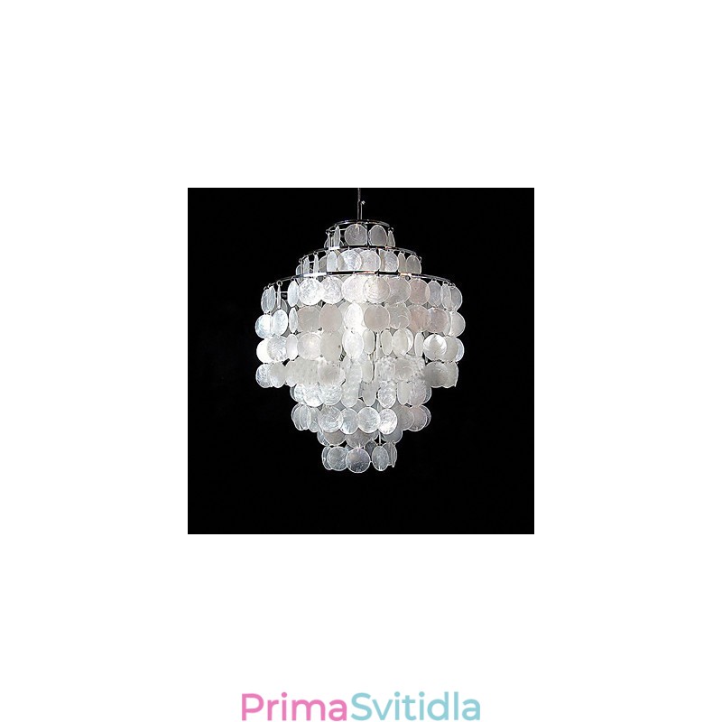 LAMP Minimalistický mušlový lustr Den Chandelier