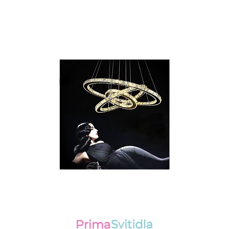 Závěsná svítidla Crystal Modern Contemporary Metal