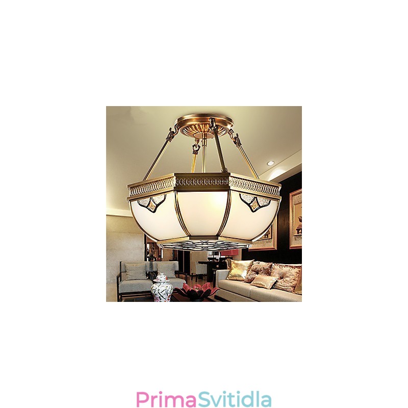 Závěsná svítidla Crystal Mini Style Traditional Classic Metal