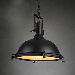 Industriální jednozávěsné svítidlo zdobí podkrovní styl Vintage kovové kapkové světlo