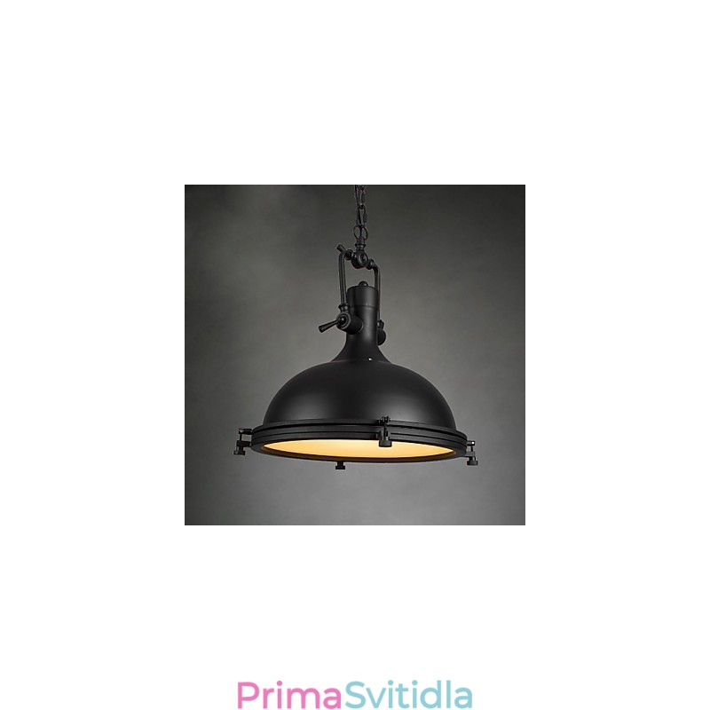 Industriální jednozávěsné svítidlo zdobí podkrovní styl Vintage kovové kapkové světlo