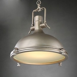 Industriální jednozávěsné svítidlo zdobí podkrovní styl Vintage kovové kapkové světlo