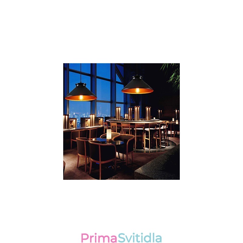 Tradiční Vintage Retro Mini Styl Malba Kovové závěsné světlo