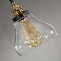 Tradiční klasické Vintage Retro Země Globe Závěsné světlo