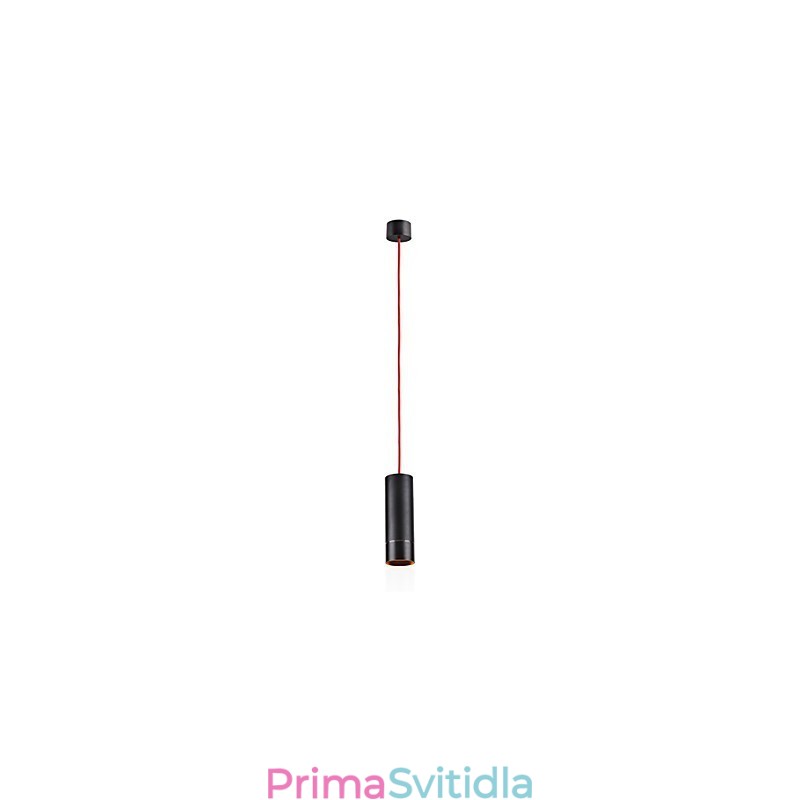 1 Light Mini Závěsné světlo Černé eloxované hliníkem
