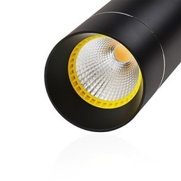 1 Light Mini Závěsné světlo Černé eloxované hliníkem