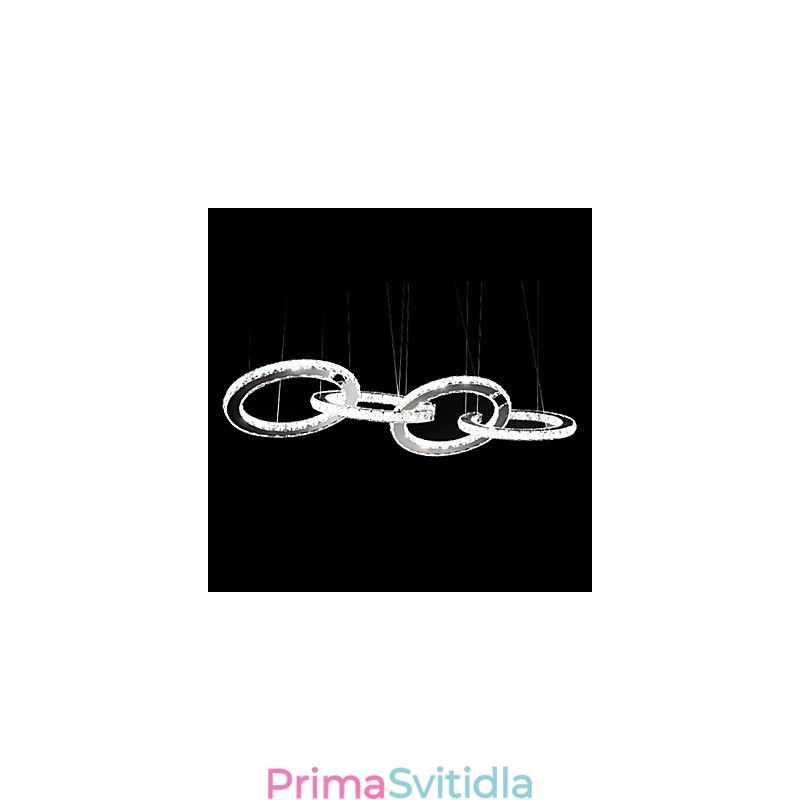 Závěsná svítidla Crystal Light Moderní současný kov