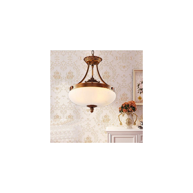 Evropská mramorová lampa Copper Chandelier Lights