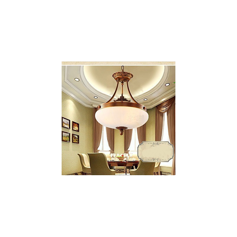 Evropská mramorová lampa Copper Chandelier Lights