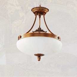 Evropská mramorová lampa Copper Chandelier Lights