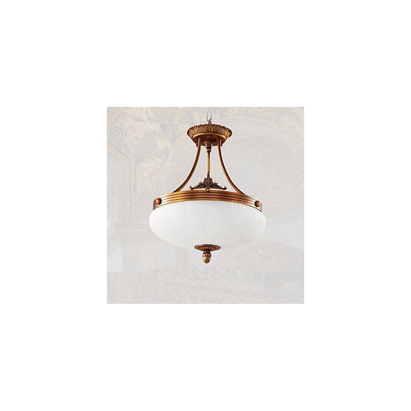 Evropská mramorová lampa Copper Chandelier Lights
