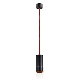 1 Light Mini Závěsné světlo Černé eloxované hliníkem