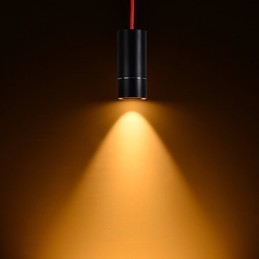 1 Light Mini Závěsné světlo Černé eloxované hliníkem