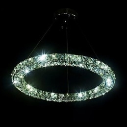Křišťálové závěsné osvětlení Moderní jednoduché D40CM Třístranné K9 Krystalová vnitřní stropní svítidla Svítidla