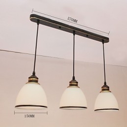 Vintage Designéři Ostatní Kovové závěsné světlo