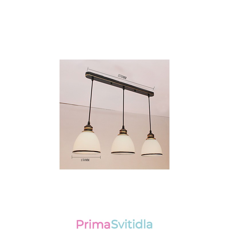 Vintage Designéři Ostatní Kovové závěsné světlo