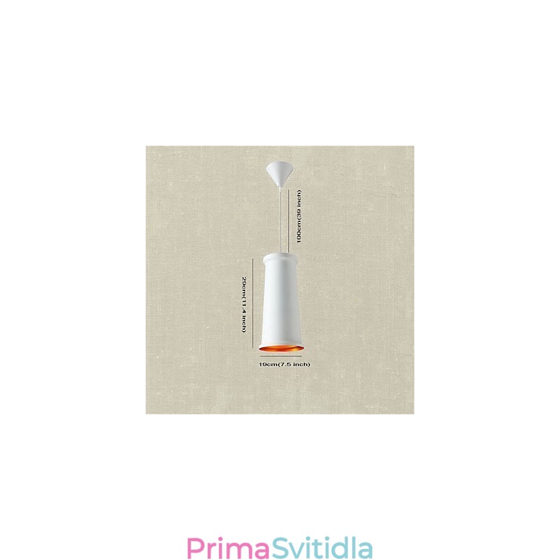 Klasické rustikální Vintage Mini Style Malba Kovové závěsné světlo