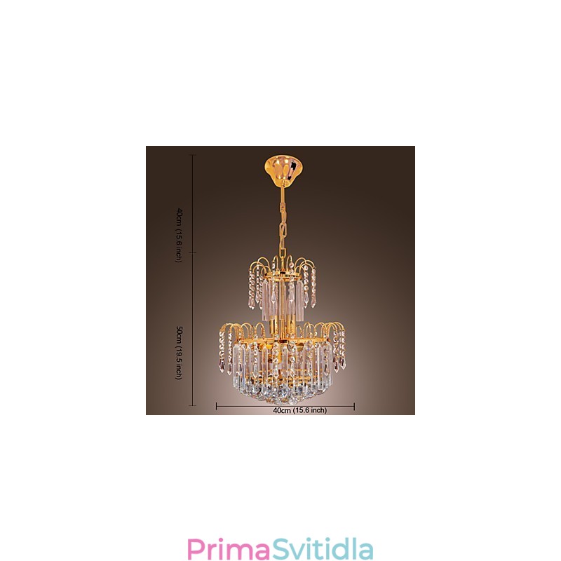 Luxusní křišťálový lustr se 7 světly