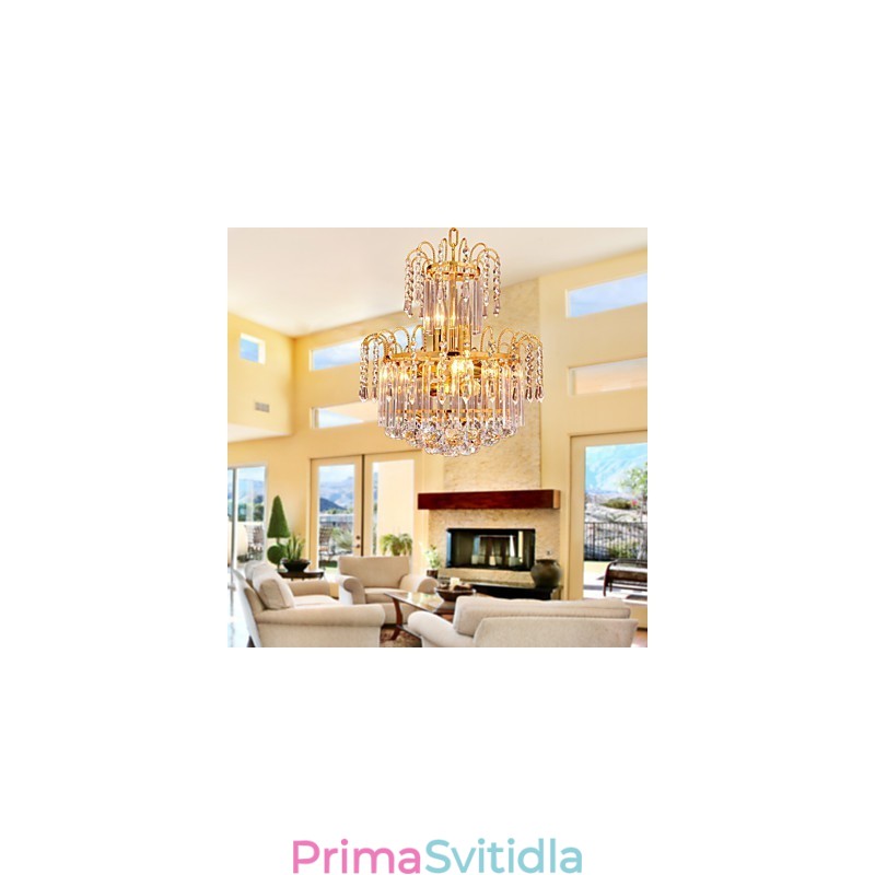 Luxusní křišťálový lustr se 7 světly