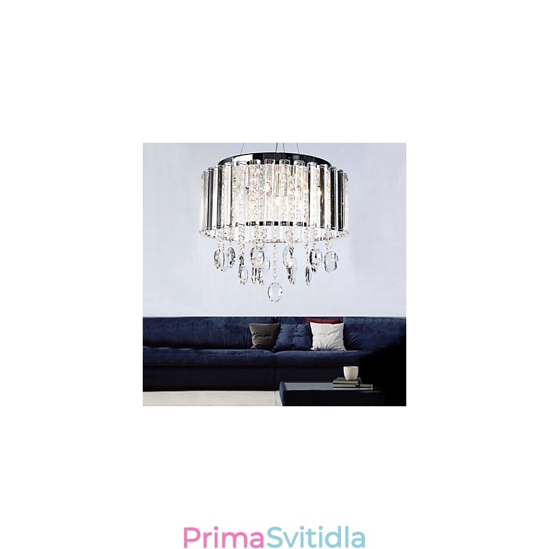 Křišťálové závěsné svítidlo se 3 světly