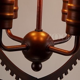 Creative Retro závěsné lampy Americký country kovaný lustr