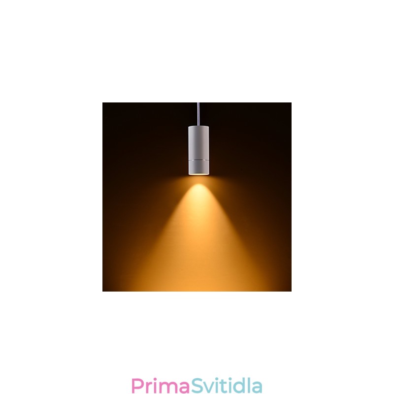 GE 05032 8W 136mm 1 Mini závěsné světlo práškové bílé s hliníkem